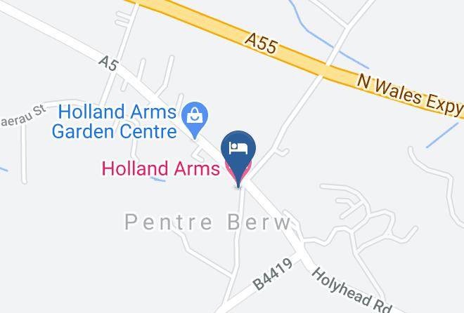 Isle Of Anglesey - Holland Arms Hotel Maps