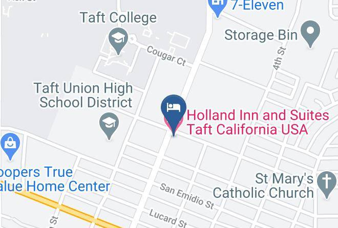 Kern - Holland Inn And Suites Taft California Usa Maps