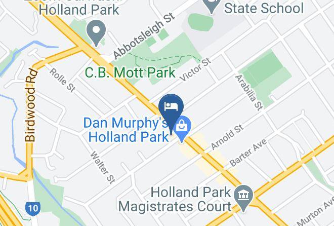 Holland Park Motel Map