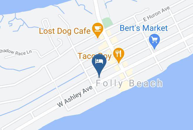 Charleston - Holliday Inn Of Folly Beach Maps