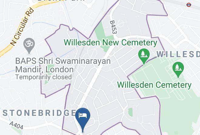 London - Hollingbury Hotel Maps