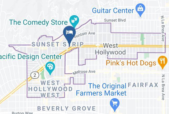 Los Angeles - Holloway Motel Maps