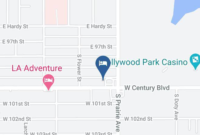 Los Angeles - Holly Crest Hotel Maps