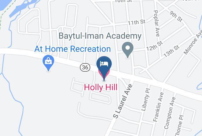 Monmouth - Holly Hill Motel Maps