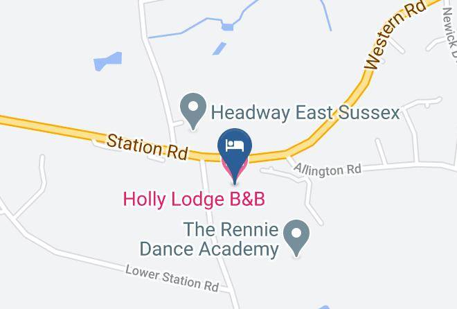 East Sussex - Holly Lodge B&b Maps
