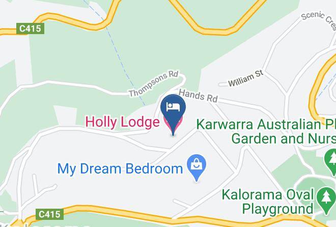Yarra Ranges - Holly Lodge Maps