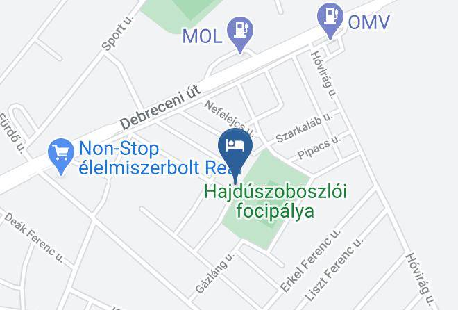 Hajduszoboszlo - Holly Vendeghaz Maps