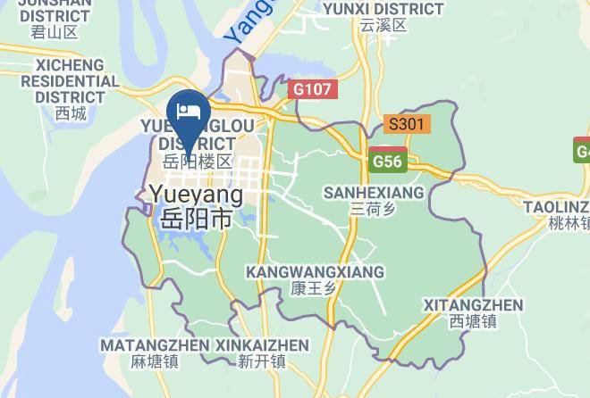 Hollyear Hotel Yueyang Map