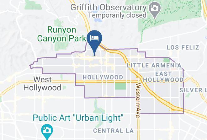 Los Angeles - Hollywood Amazing Vacation Maps