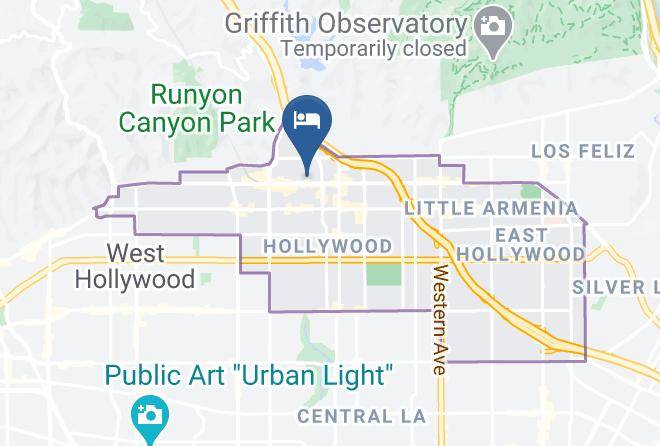 Los Angeles - Hollywood Boulevard Huge Condo Maps
