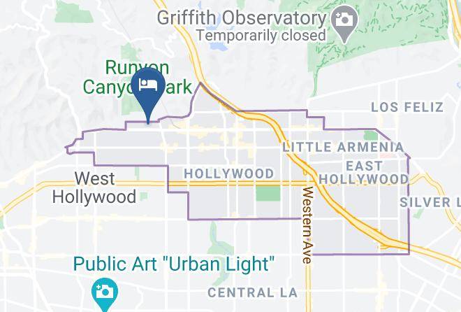 Hollywood Hills Movers Map
