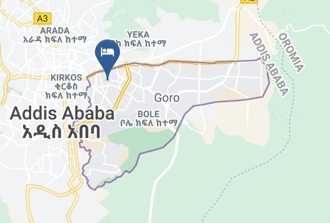 Addis Ababa - Hollywood Hotel Maps