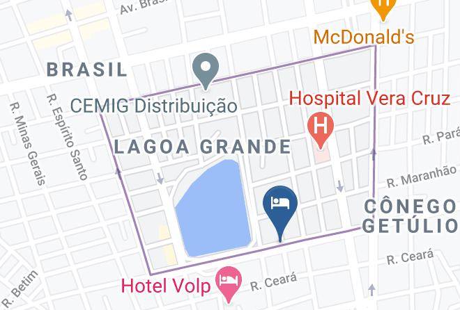 Patos De Minas - Hollywood Hotel Maps