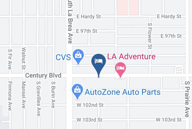 Hollywood Inn Express Lax Map