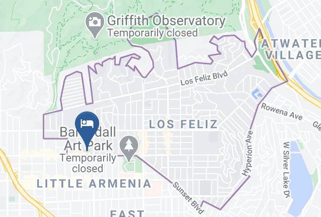 Los Angeles - Hollywood Inn Express North Maps