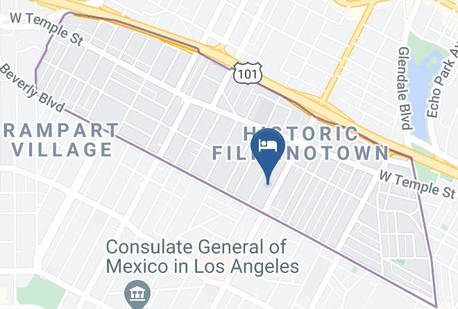 Los Angeles - Hollywood Inn Express South Maps