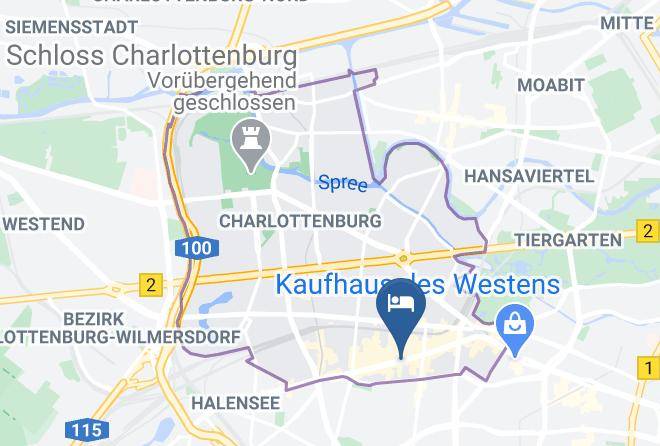 Stadt Berlin - Hollywood Media Hotel Maps