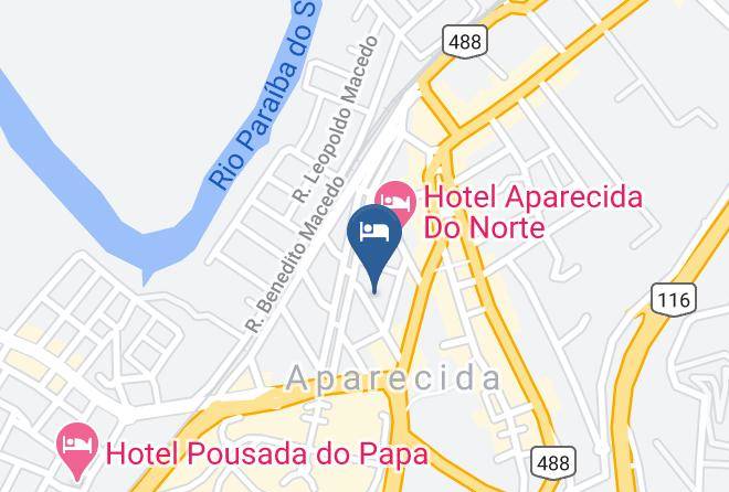 Aparecida - Hollywood Palace Hotel Maps