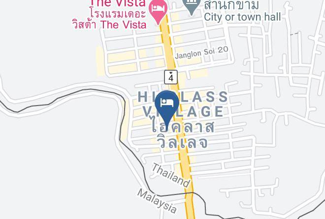Amphoe Sadao - Hollywood Palace Hotel Dannok Maps