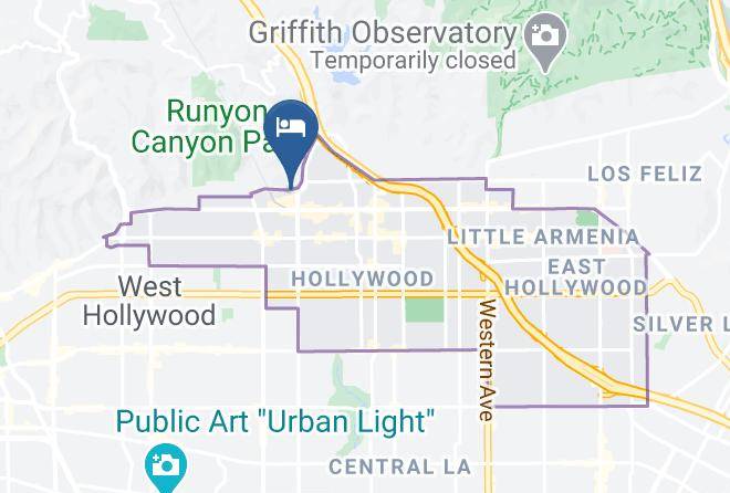 Los Angeles - Hollywood Vip Hotel Maps