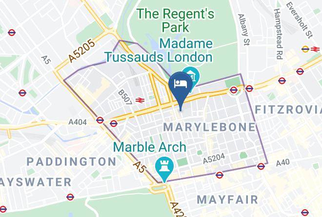 Holmes Hotel London Map