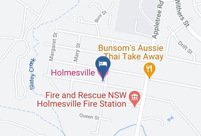 Lake Macquarie - Holmesville Hotel Maps