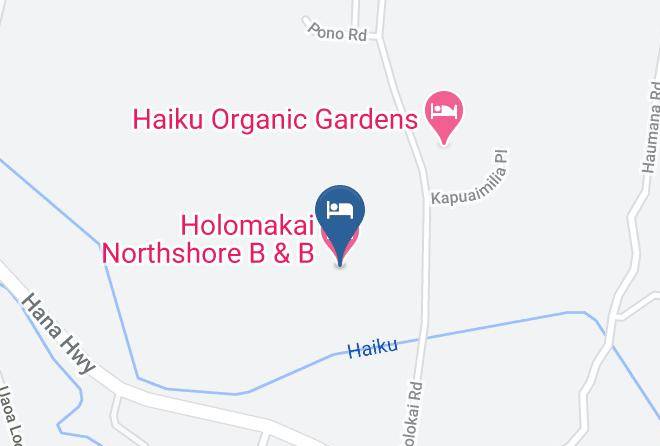 Maui - Holomakai Northshore B & B Maps