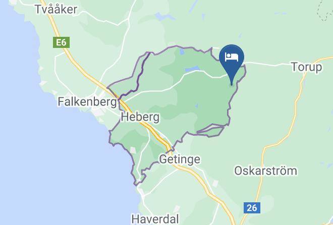 Falkenberg - Holseboke Naturhalsogard Maps
