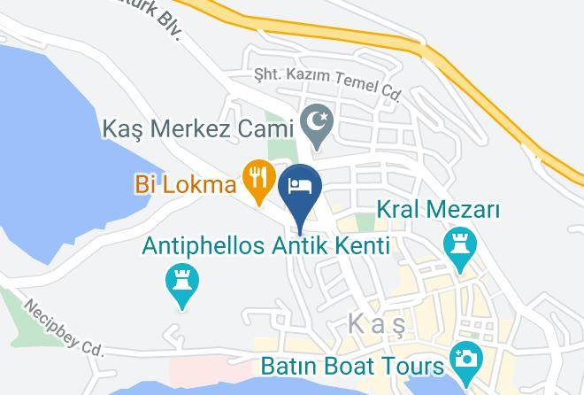 Kas - Holy Pansiyon Maps