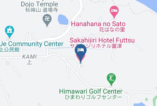 Futtsu City - Sakahijiri Hotel Futtsu Maps
