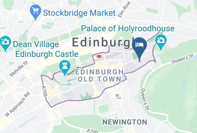 Edinburgh City - Holyrood Aparthotel Serviced Apartments Edinburgh Maps