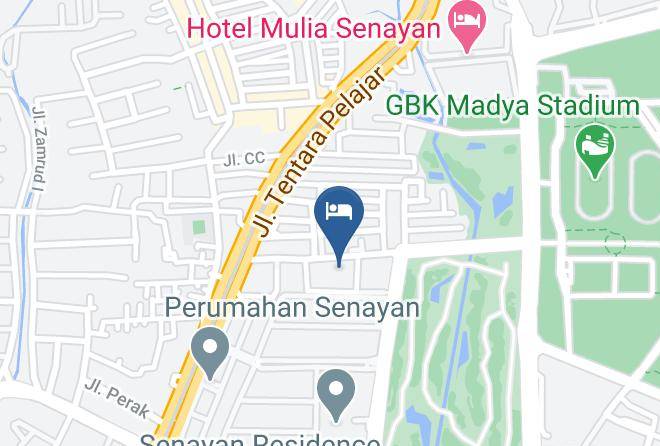 Jakarta Selatan - Home 899 Patal Senayan Maps