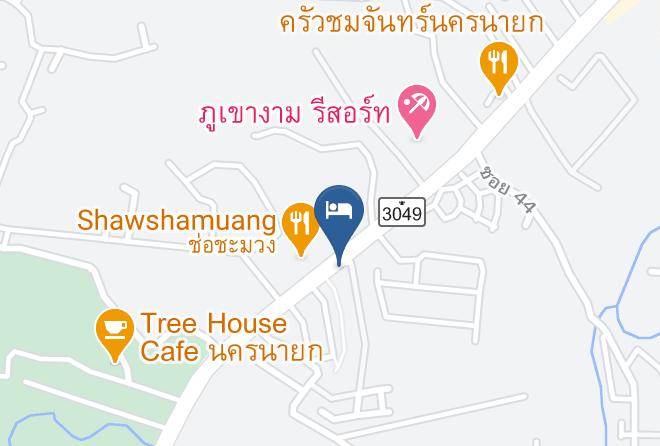 Amphoe Mueang Nakhon Nayok - Home And Hill Resort Maps