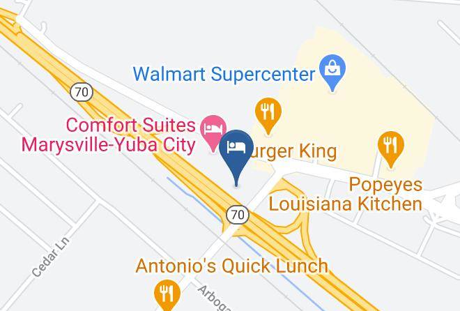 Yuba - Home Away Inn & Suites Maps