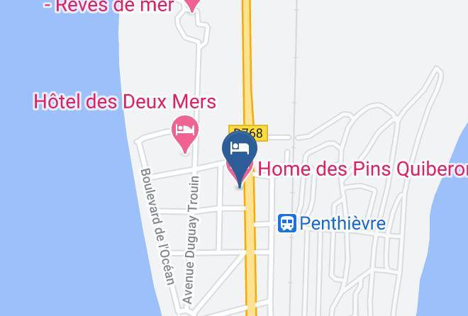 Morbihan - Home Des Pins Quiberon Maps