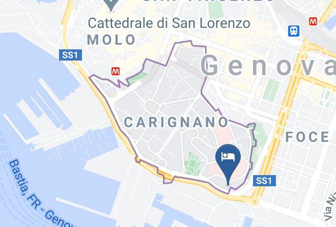 Genoa - Home Grifondoro Bed And Breakfast Maps