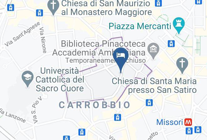 Milan - Home Hotel Santa Marta 6 Maps