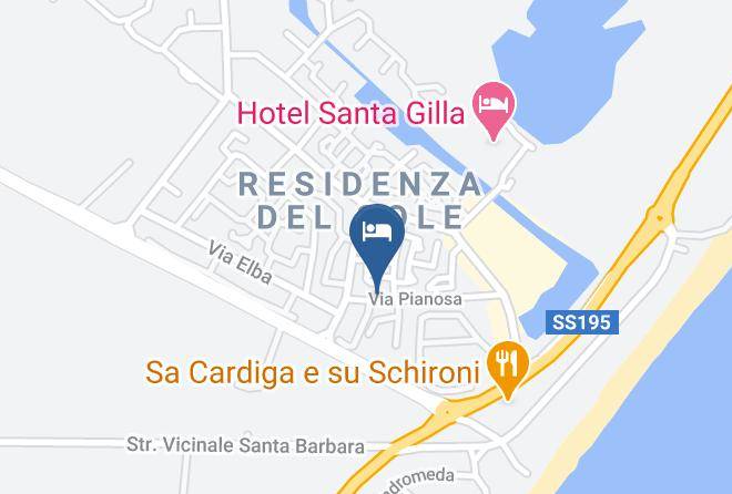 Cagliari - Home Mini Resort Maps