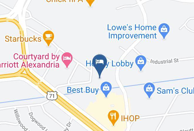 Home2 Suites By Hilton Alexandria Map