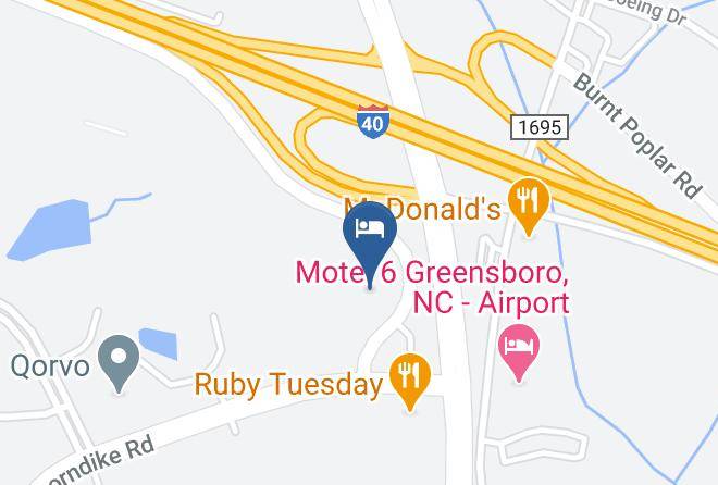 Guilford - Hampton Inn Greensboro Airport Maps