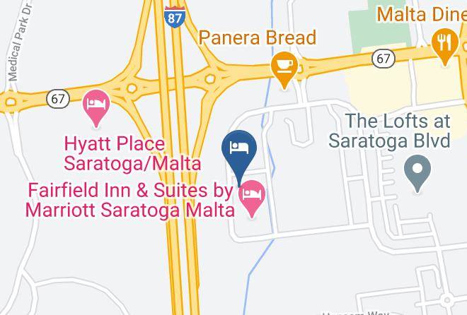 Saratoga - Home2 Suites By Hilton Saratoga Malta Maps