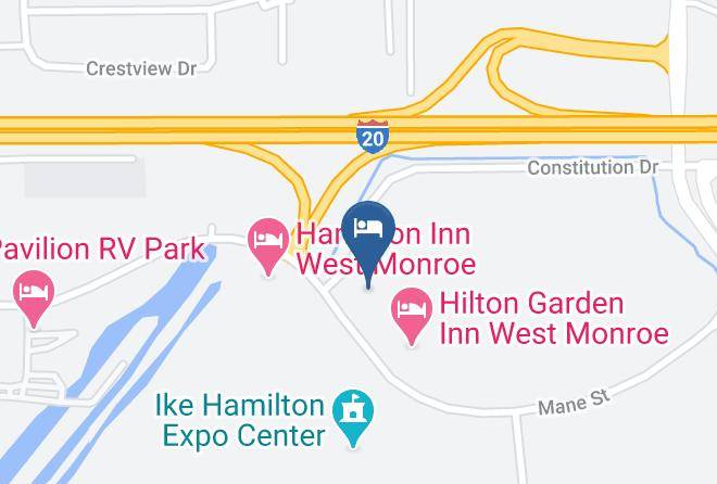 Ouachita Par - Home2 Suites By Hilton West Monroe Maps