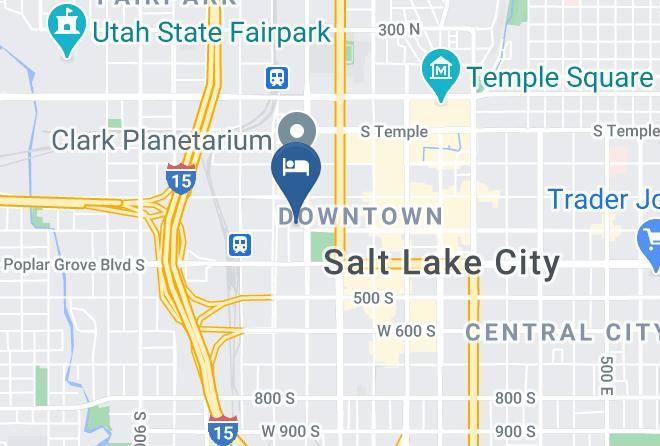 Salt Lake - Homeinn Rio Grande Hotel Maps