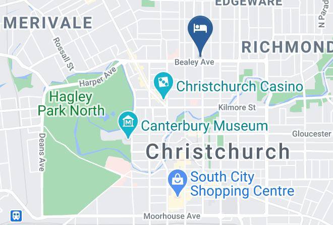 Christchurch - Homelea Bed And Breakfast Maps