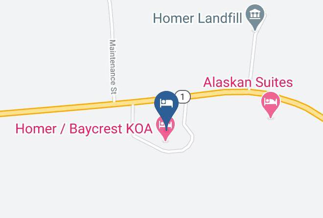 Kenai Peninsula Borough - Homer Baycrest Koa Holiday Maps