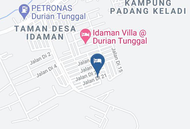 Alor Gajah District - Homestay Durian Tunggal Ainizie Idaman 40 Maps
