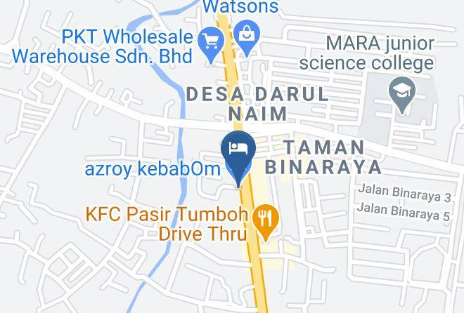Kota Bharu - Homestay Baiti Pasir Tumboh Maps