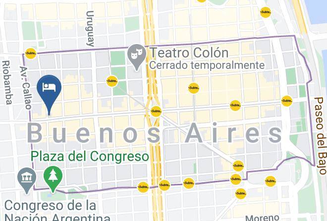 San Nicolas - Homestay Buenos Aires Maps