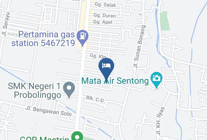 Kota Probolinggo - Homestay Danis Probolinggo Maps