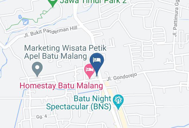Kota Batu - Diksa Homestay Malang Maps